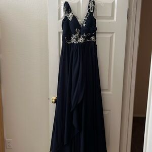 Brand new with tags, navy dress.